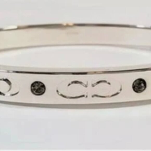 Coach NWT Silver Bangle - Picture 3 of 8